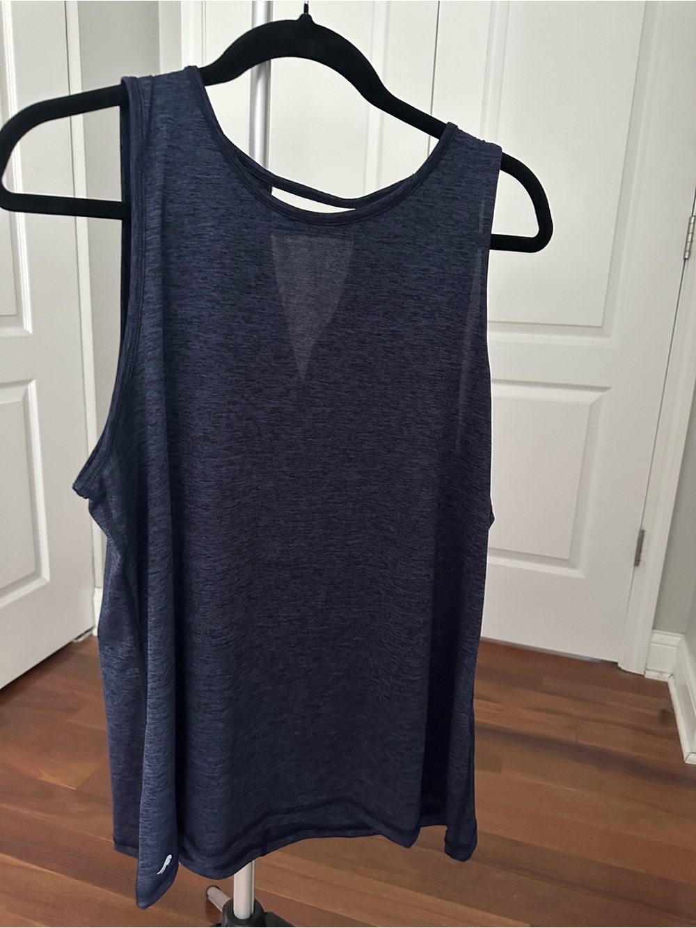 Ideology Navy Heather Performance Tank Top